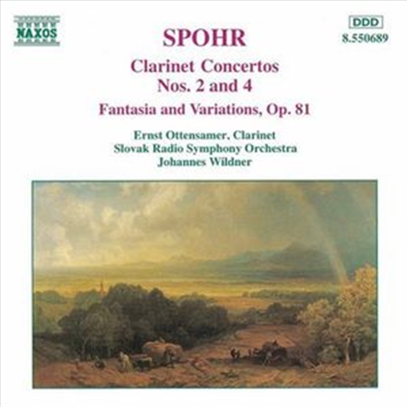 Spohr Clarinet Concertos 2 & 4/Product Detail/Music