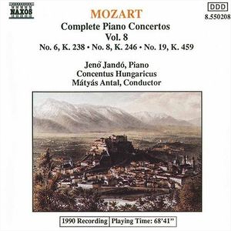 Mozart Complete Piano Concertos Vol 8 6, 9 & 19/Product Detail/Classical