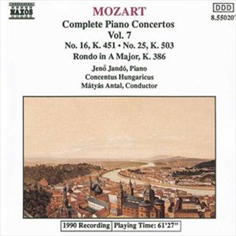Mozart Complete Piano Concertos Vol 7 16 & 25/Product Detail/Classical