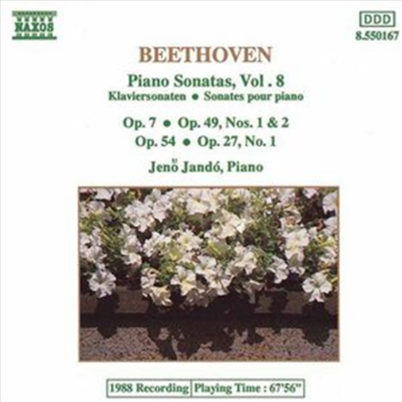 Beethoven:Piano Sonatas Vol 8 Op 7,49,54,27/Product Detail/Classical