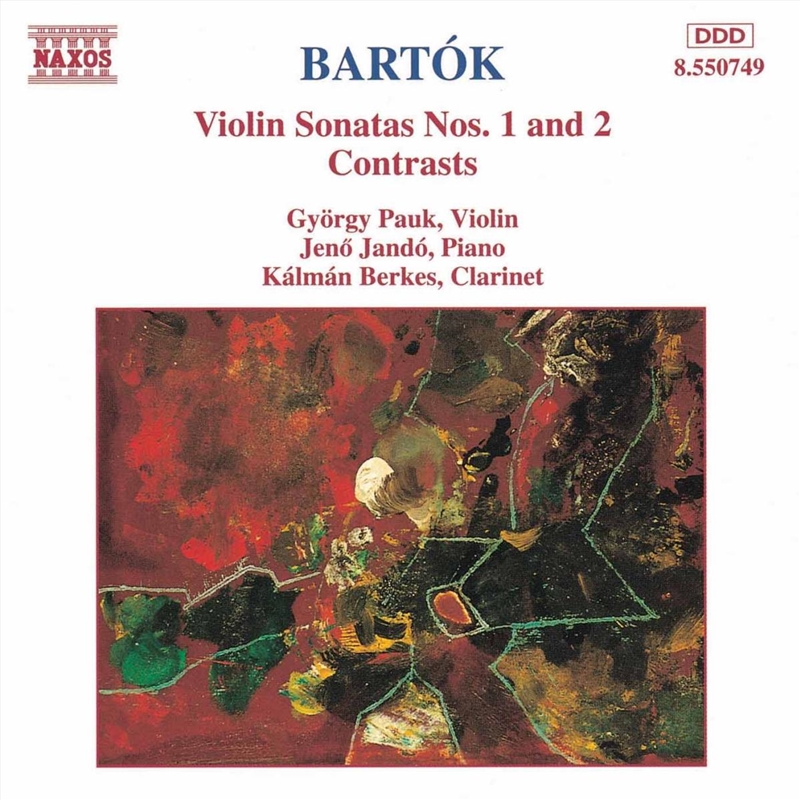 Bartok Violin Sonatas No 1 & 2/Product Detail/Music