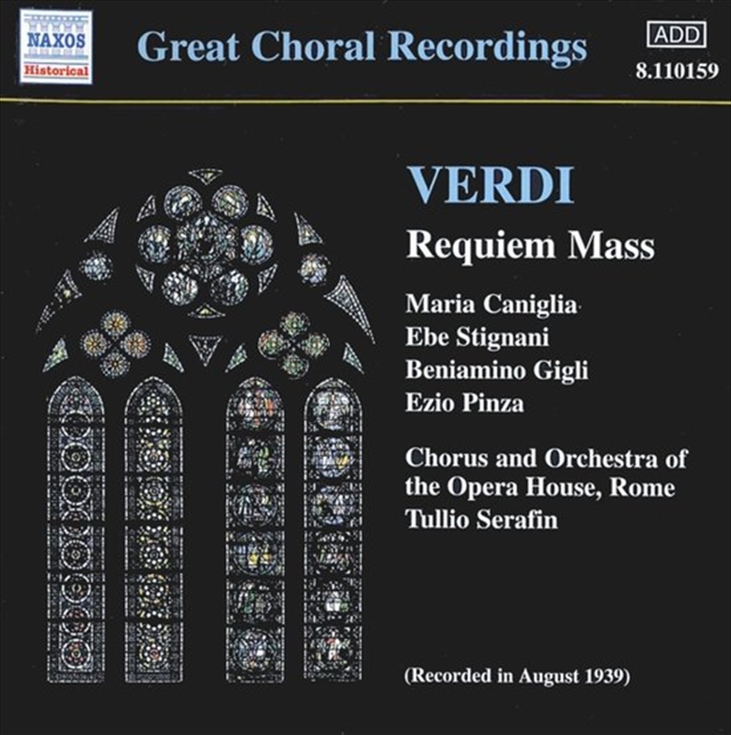 Verdi: Requiem Mass/Product Detail/Classical