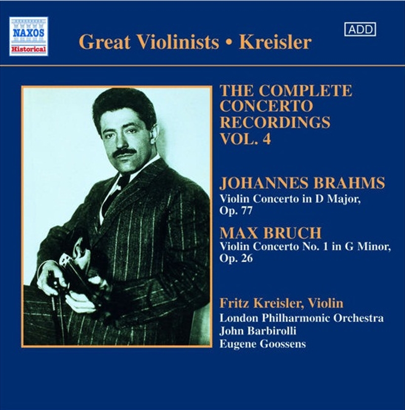 Complete Concerto Recordings Vol 4 - Brahms/Bruch/Product Detail/Instrumental