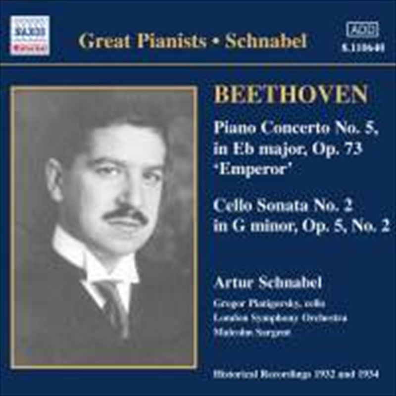 Beethoven: Piano Concerto No 5/Cello Sonata No 2/Product Detail/Classical