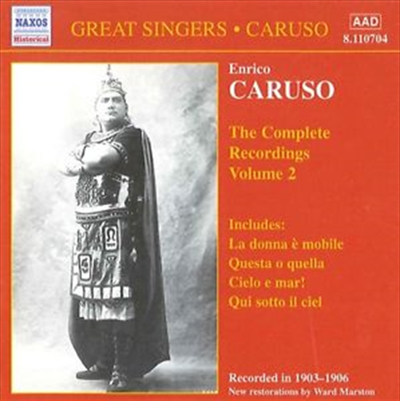 Caruso: The Complete Recordings Volume 2/Product Detail/Classical