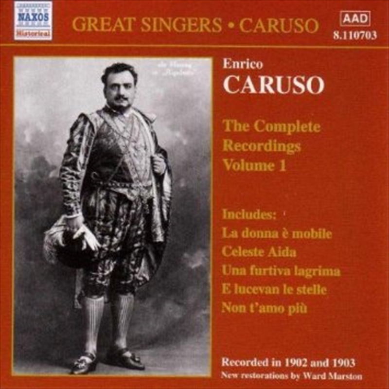 Caruso: The Complete Recordings Vol 1/Product Detail/Classical