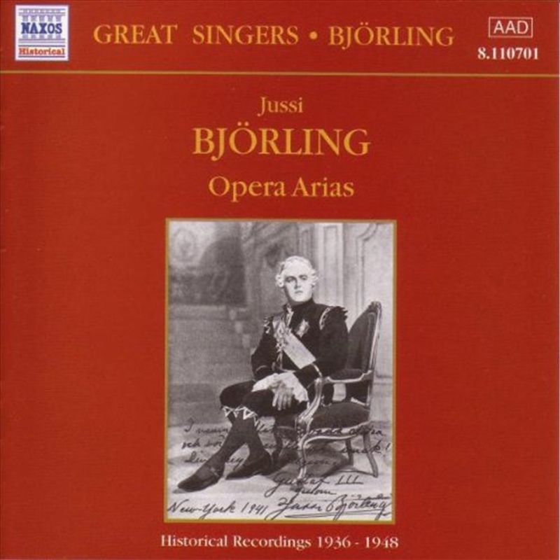Jussi Bjorling,Opera Ari/Product Detail/Classical