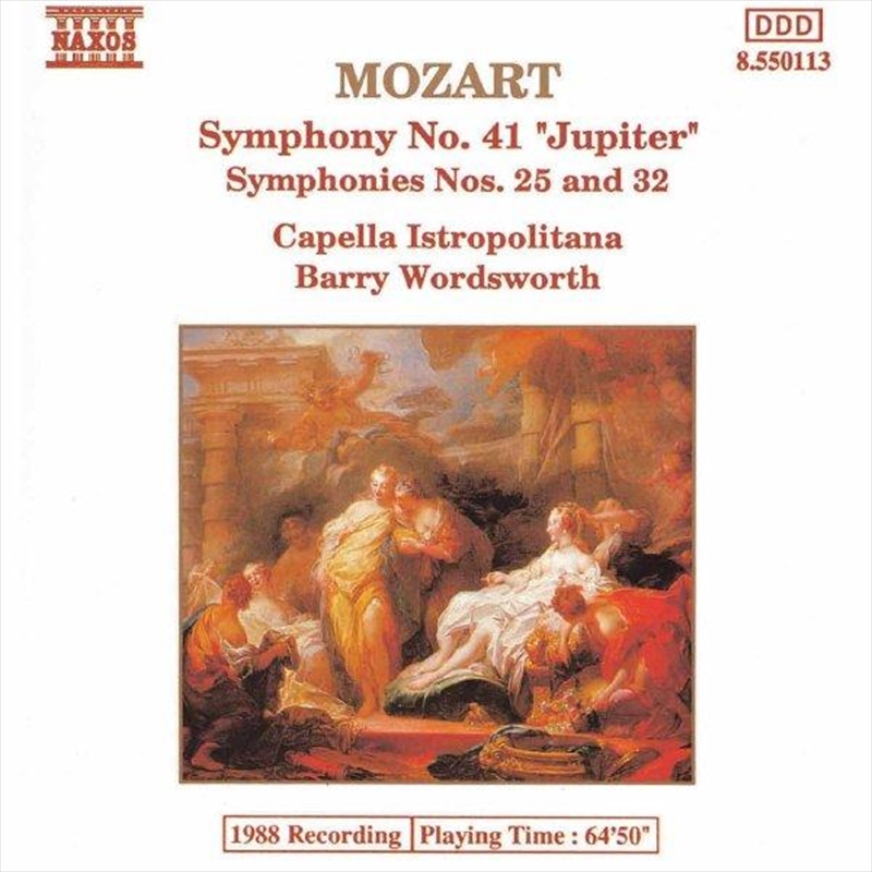 Mozart Symphony No 41, 25 & 32/Product Detail/Classical