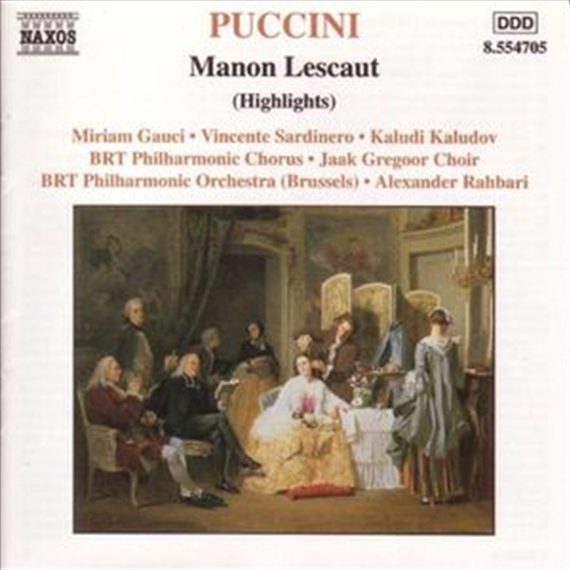 Puccini:Manon Lescaut Hlights/Product Detail/Music