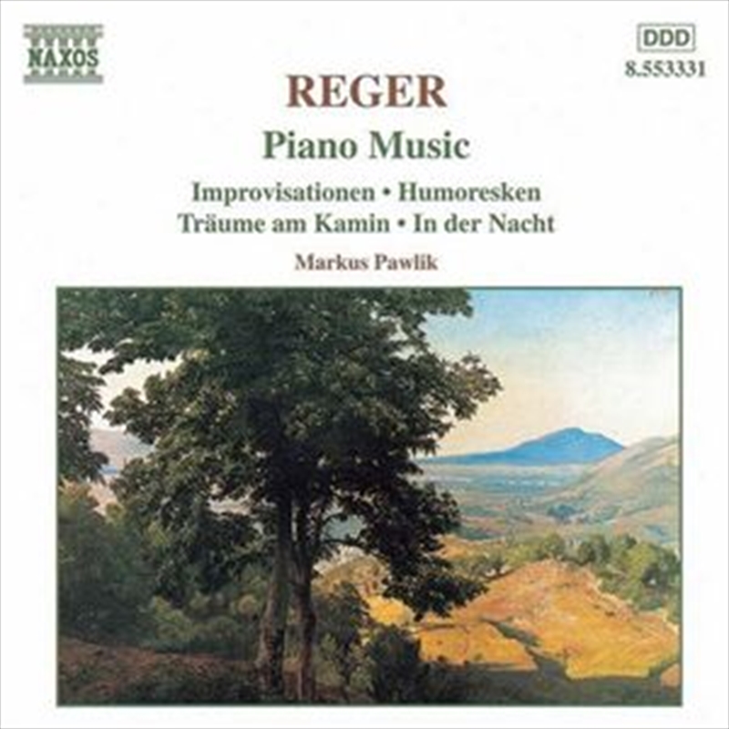 Reger:Piano Music/Product Detail/Music