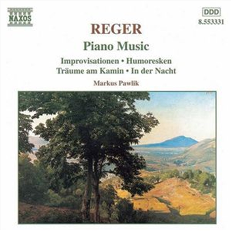 Reger:Piano Music/Product Detail/Music CD Albums & Vinyl Records