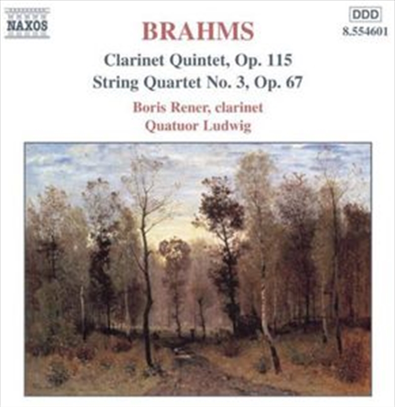 Brahms: Clarinet Quintet/Sring Quartet/Product Detail/Classical