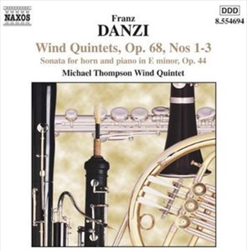 Danzi: Wind Quintets Vol 3/Product Detail/Music