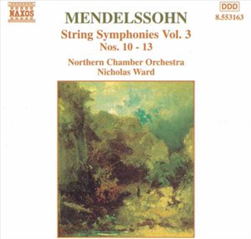Mendelssohn:String Sies Vol 3/Product Detail/Classical