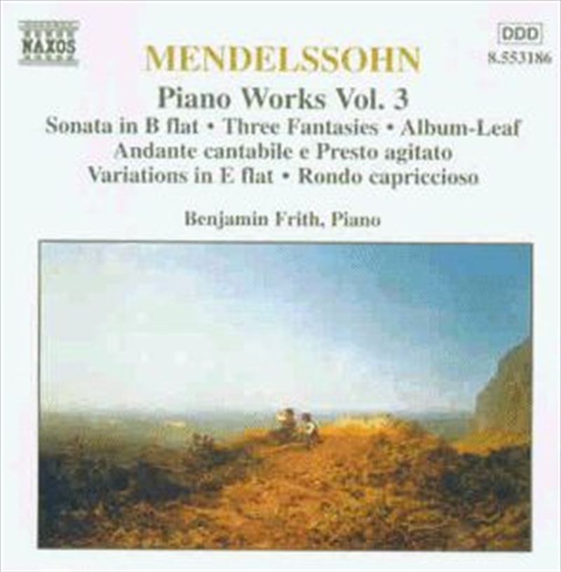 Mendelssohn:Piano Works Vol.3/Product Detail/Music