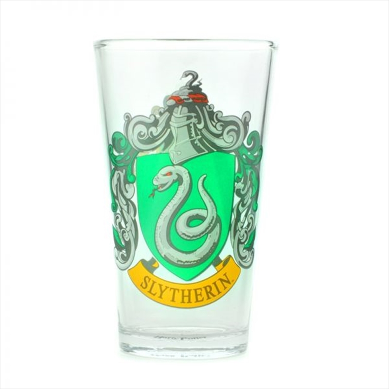 Slytherin Crest Glass/Product Detail/Glasses, Tumblers & Cups