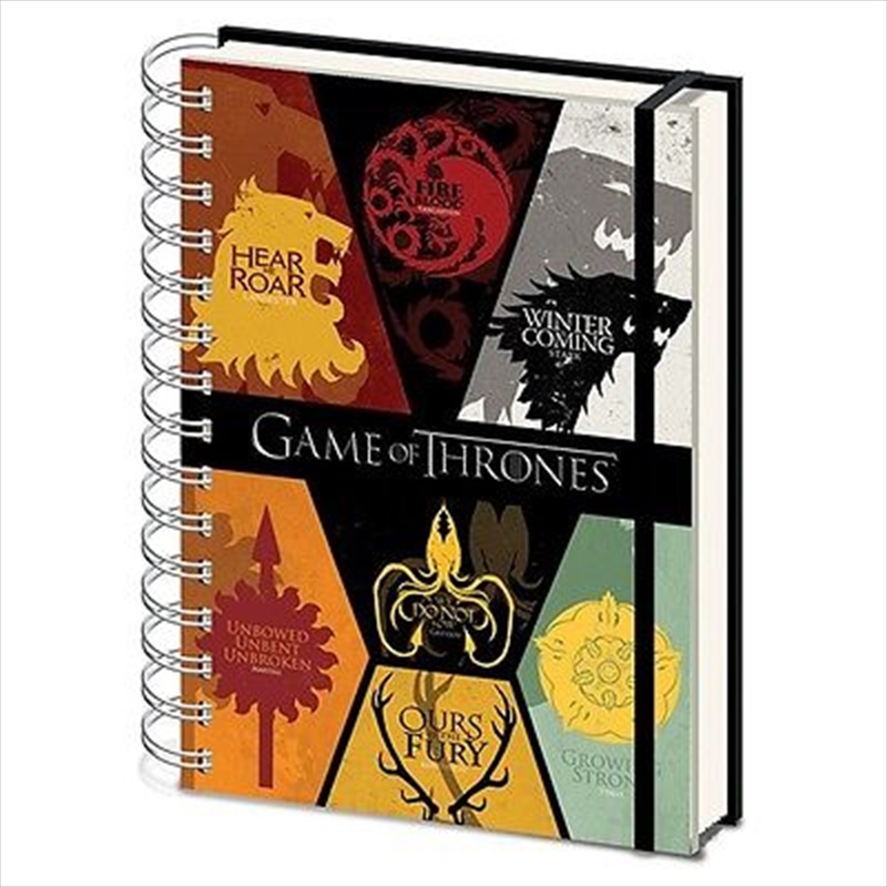 Game Of Thrones Logo A5 Notebk/Product Detail/Notebooks & Journals