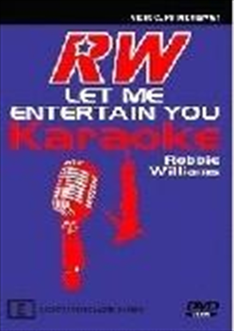Let Me Entertain You: Robbie W/Product Detail/Karaoke
