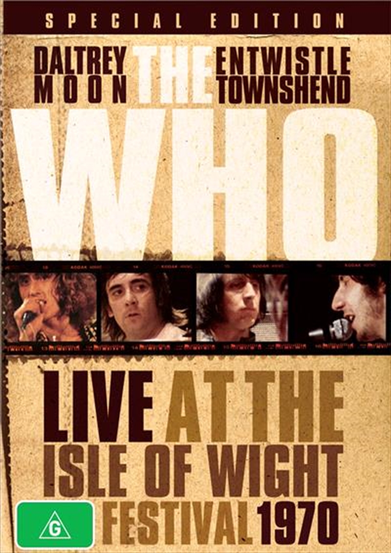 Who: Live At The Isle Of White/Product Detail/Visual