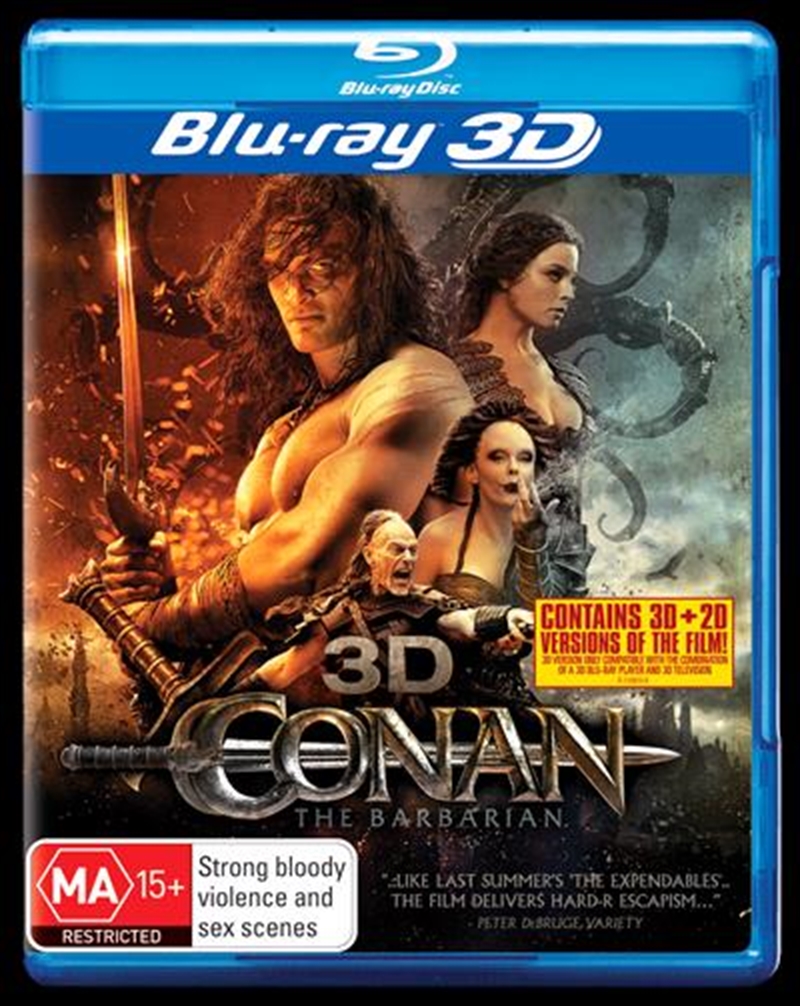 Conan The Barbarian  3D + 2D Blu-ray/Product Detail/Movies on DVD, Blu-ray & 4K