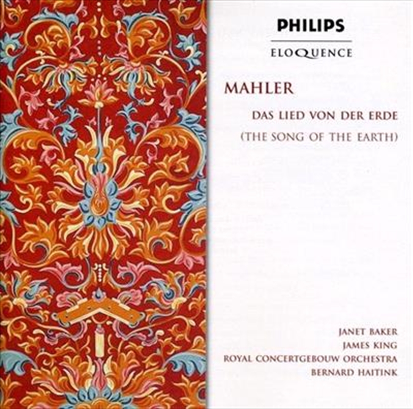Mahler: Das Lied Von Der Erde/Product Detail/Classical