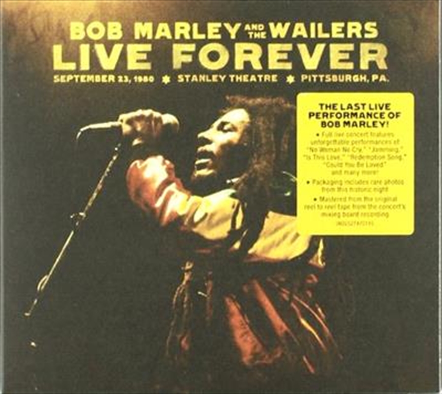 Live Forever- The Stanley Theatre, Pittsburgh, Pa, September 23, 1980/Product Detail/Reggae