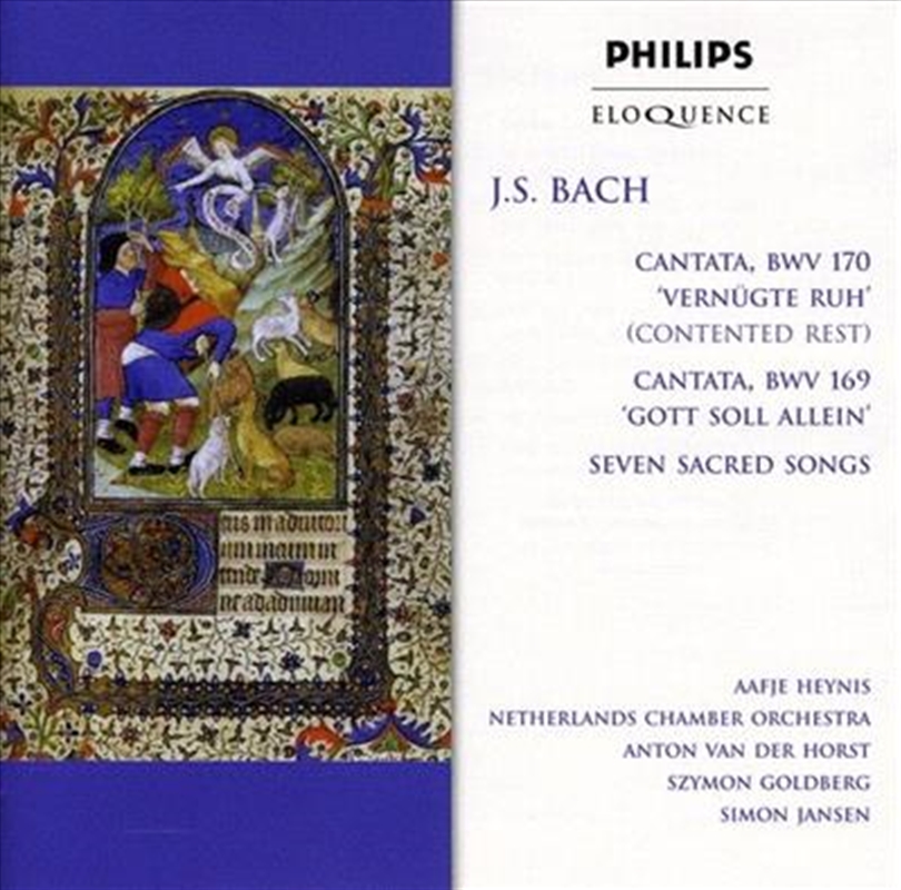 Cantatas Bwv 170 & 169 /7 Sacred Songs/Product Detail/Classical