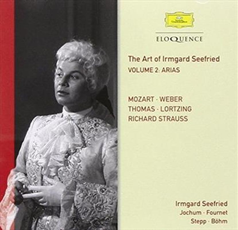 Art Of Irmgard Seefried Vol 2 Arias/Product Detail/Classical