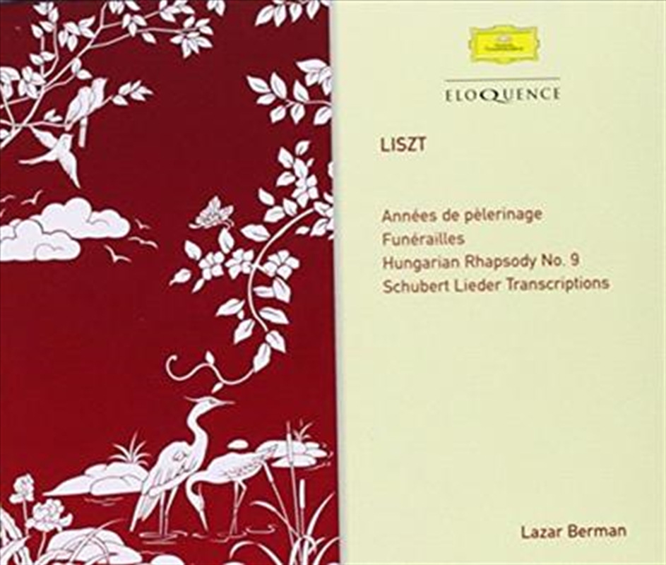 Liszt- Années De Pèlerinage; Schubert/liszt- Lieder Transcriptions/Product Detail/Classical