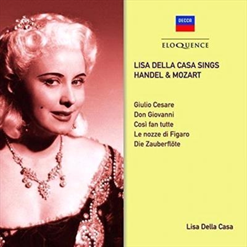 Lisa Della Casa Sings Handel and Mozart/Product Detail/Classical