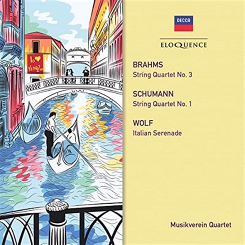 Brahms- String Quartet No 3/ Schumann- String Quartet No 1/Product Detail/Classical