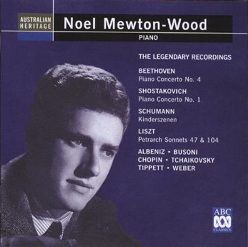 Noel Mewton-Wood - The Legendary Recordings/Product Detail/Various