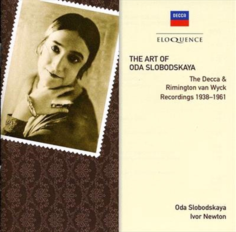 Art Of Oda Slobodskaya | CD