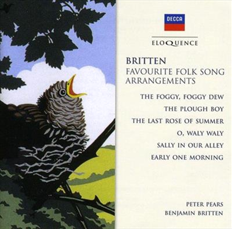 Britten- Favourite Folk Song Arrangements/Product Detail/Compilation