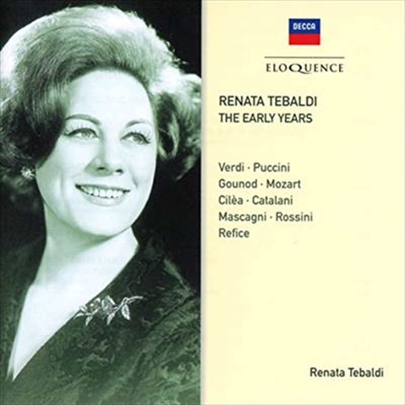 Renata Tebaldi- The Early Years/Product Detail/Classical