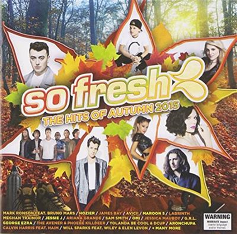 So Fresh - The Hits Of Autumn 2015 CD/Product Detail/Various