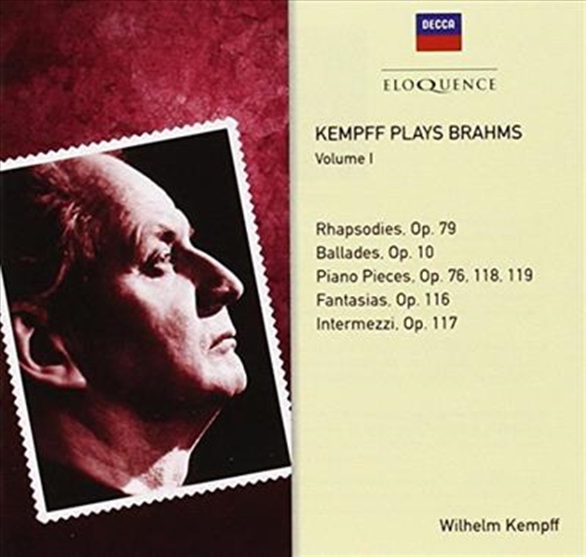 Kempff Plays Brahms Vol 2/Product Detail/Classical