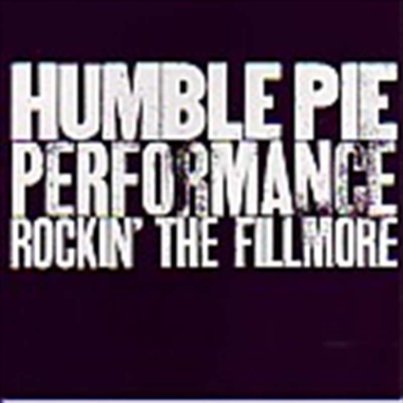 Performance Rockin The Fillmore/Product Detail/Rock/Pop