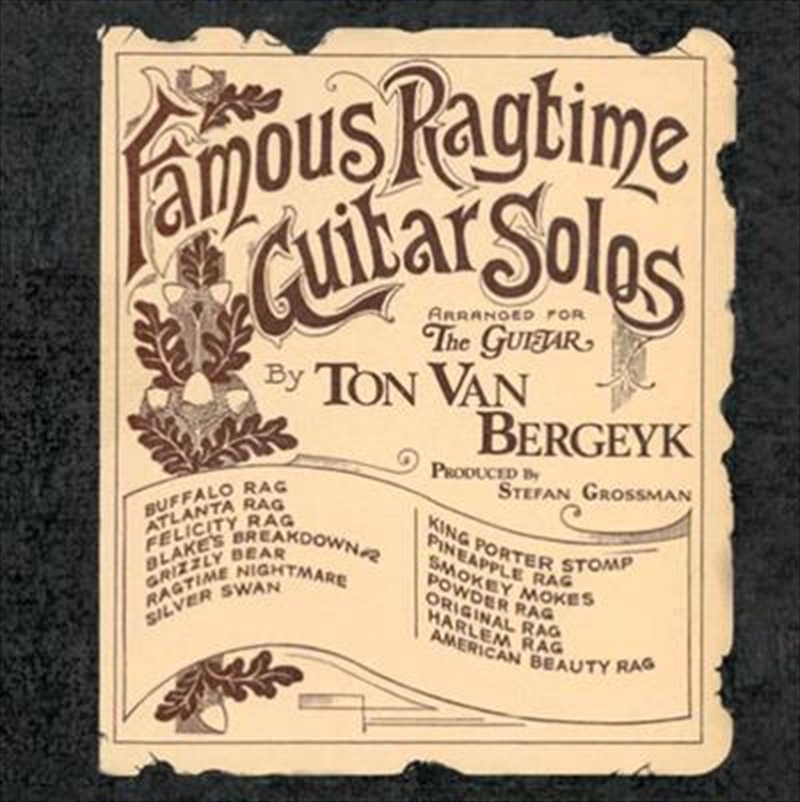 Famous Ragtime Guitar Solos/Product Detail/Jazz