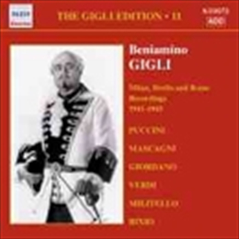 Gigli Edition Vol 11/Product Detail/Classical