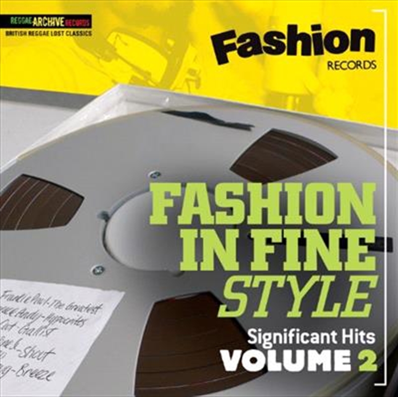 Fashion In Fine Style Significant Hits Volume 2/Product Detail/Reggae