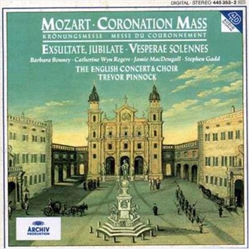 Mozart- Coronation Mass ; Exsultate, Jubilate; Vesperae Solennes/Product Detail/Music