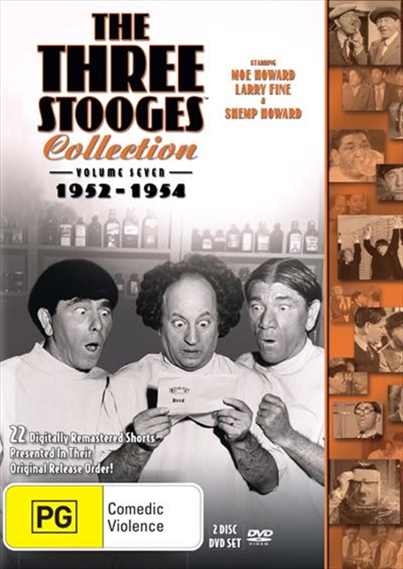 Three Stooges - 1952-1954 - Vol 7/Product Detail/Comedy