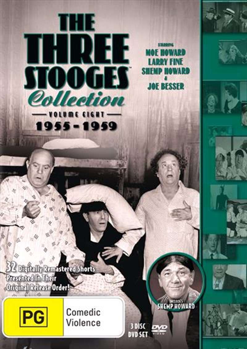 Three Stooges - 1955-1959 - Vol 8/Product Detail/Comedy