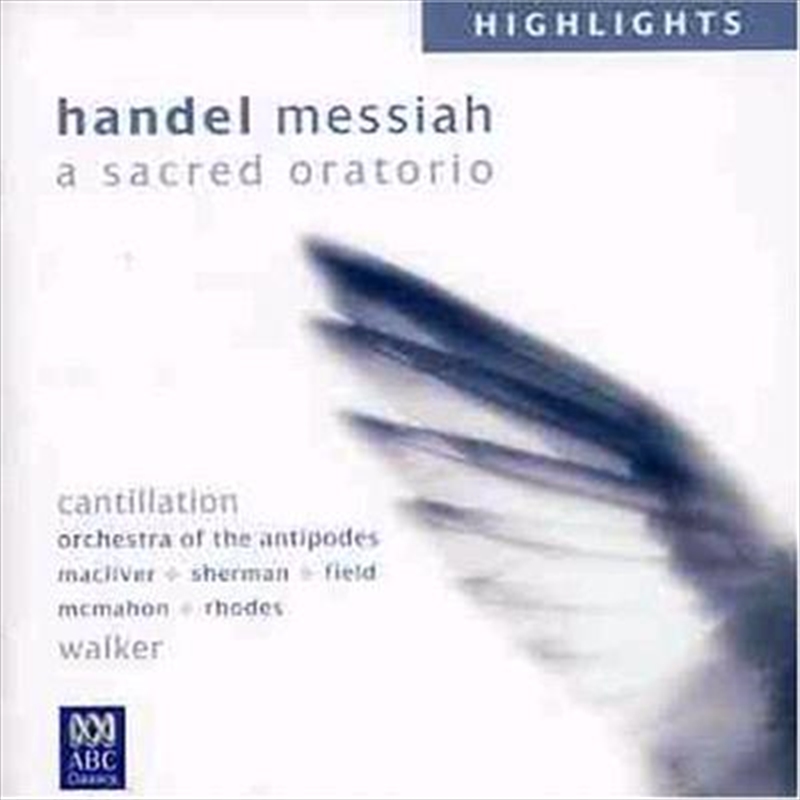Handel Messiah: A Sacred Oratorio/Product Detail/Classical