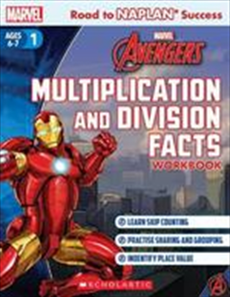 Marvel Workbook:  Avengers Level 1 Multiplication and Division Facts/Product Detail/Children