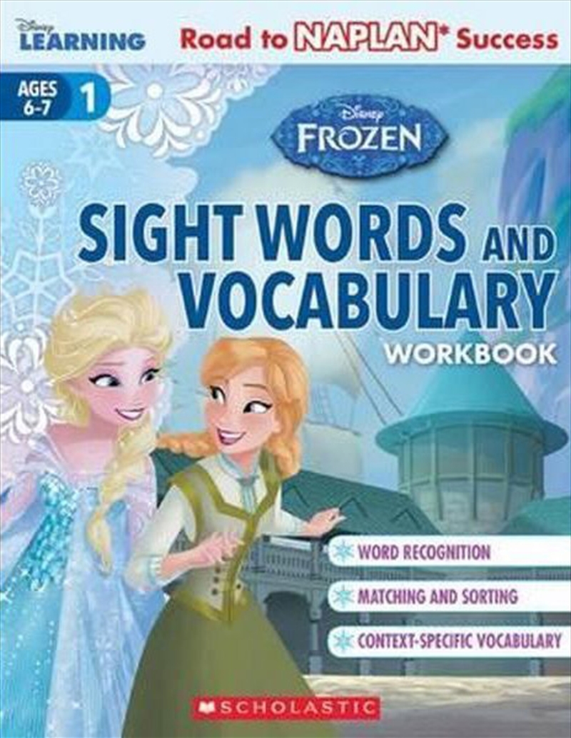 Disney Learning Workbook: Frozen Level 1 Sight Words and Vocabulary/Product Detail/Children