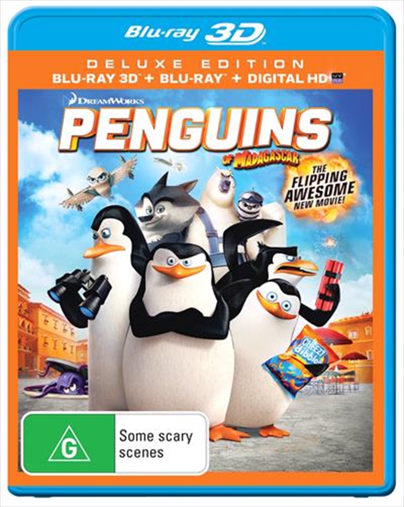 Penguins Of Madagascar - The Movie  3D + 2D Blu-ray + UV/Product Detail/Animated