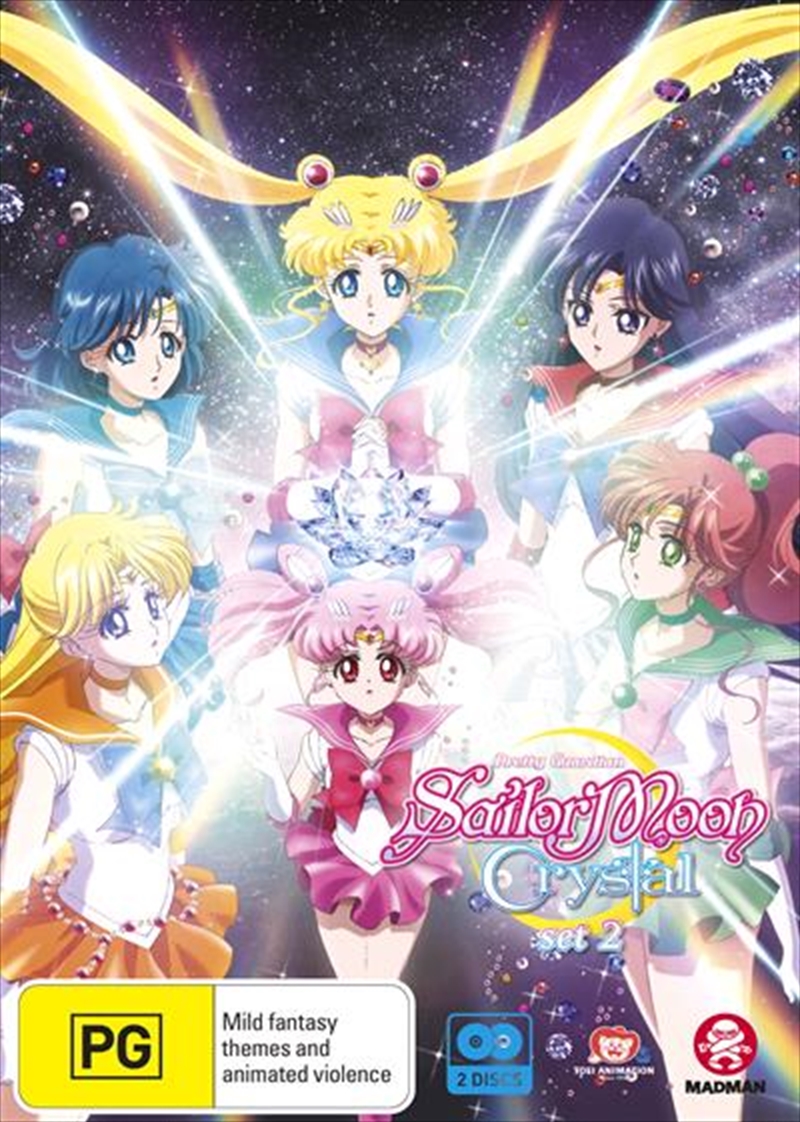 Sailor Moon - Crystal - Set 2 - Eps 15-26 | DVD