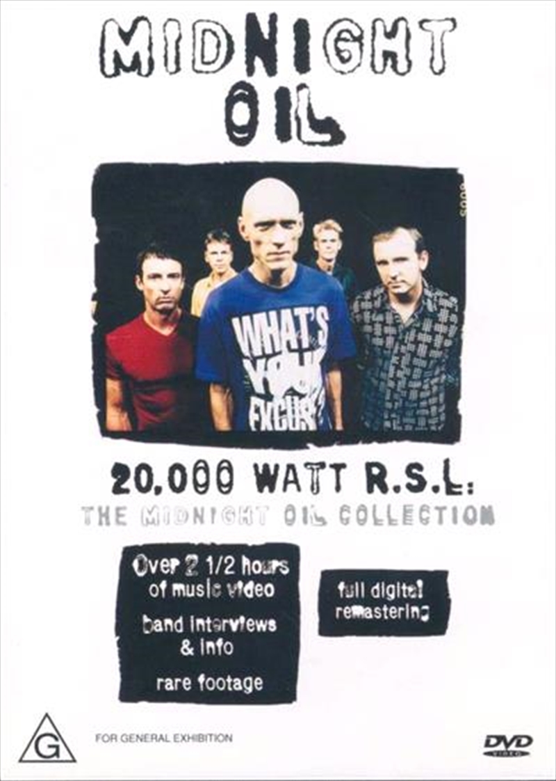 20000 Watt Rsl: The Midnight Oil Collection/Product Detail/Visual